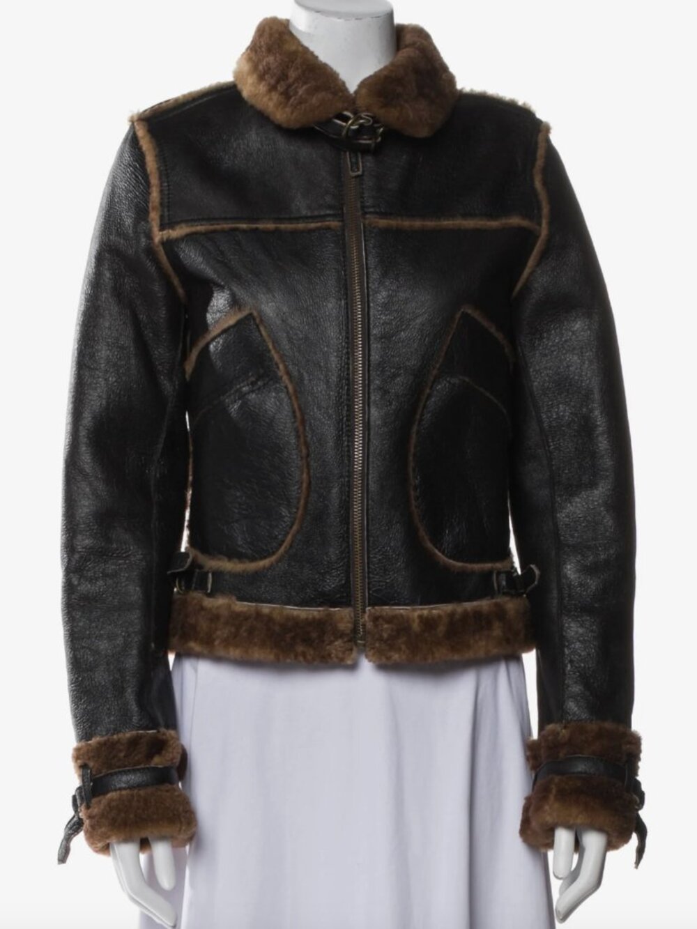 JOLIE Women's Brown Leather Jacket